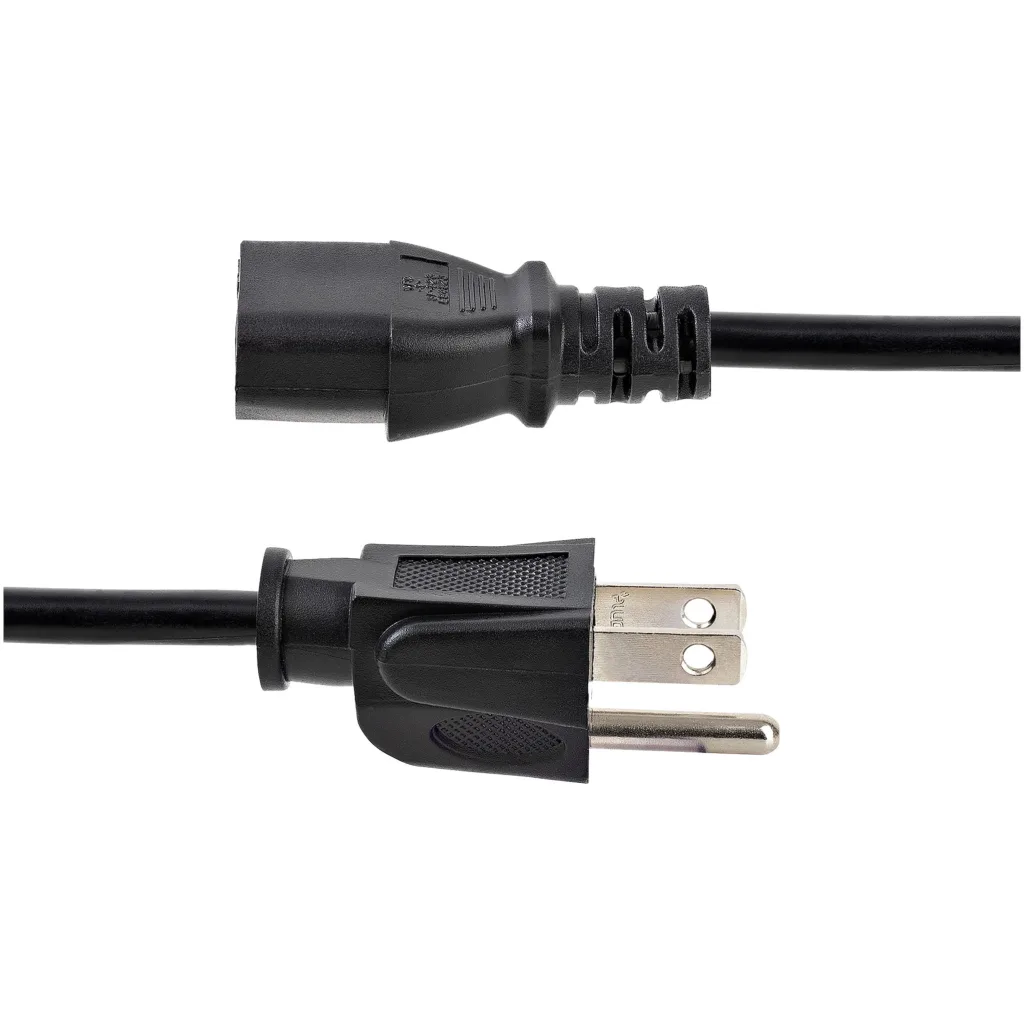 Imagen 2 de Cable de Poder NEMA 5-15P a C13, 10A 125V 18AWG 3mts 10ft - StarTech