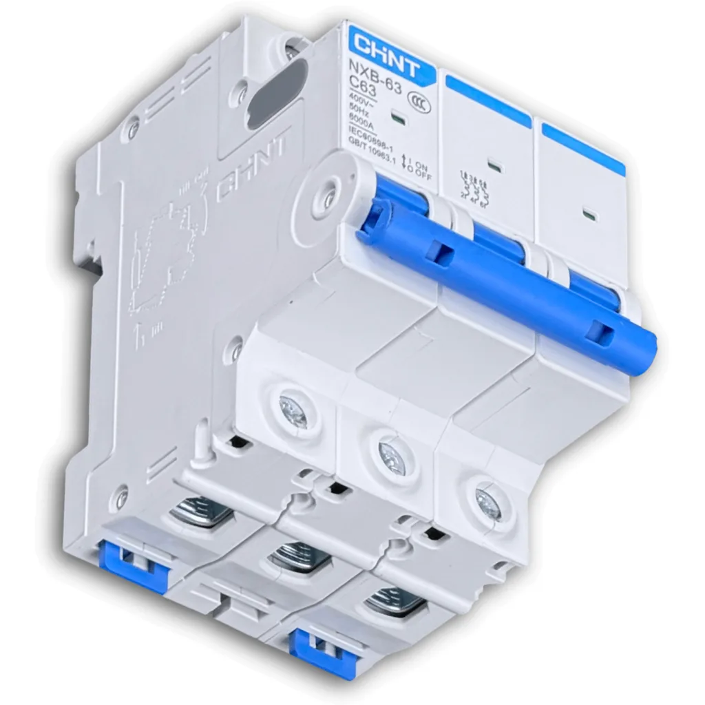 Trifasico 3x63A 15kA 230/400V Interruptor Termomagnetico C63 BKN-b