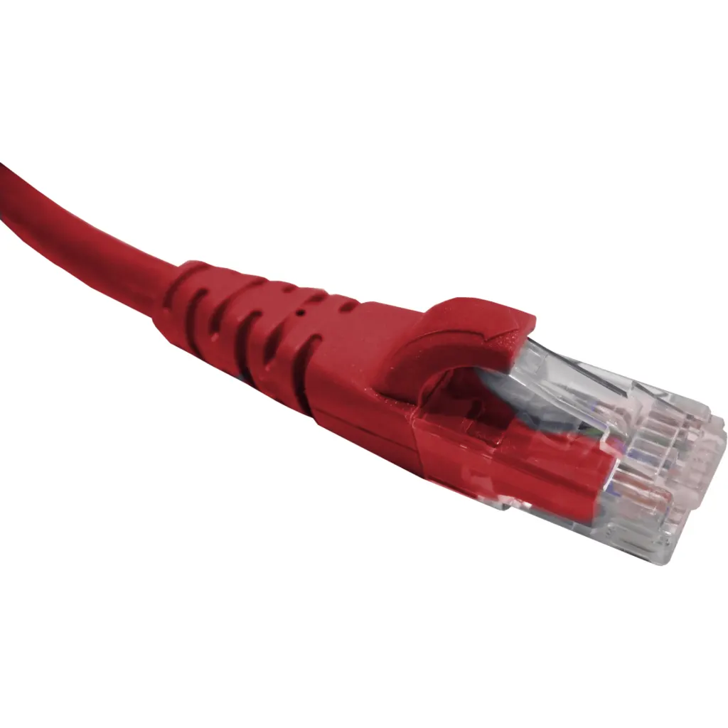 Imagen 1 de LINKMADE 15mt Cat6 U/UTP Rojo LSZH Cable Patch Inyectado Multifilar