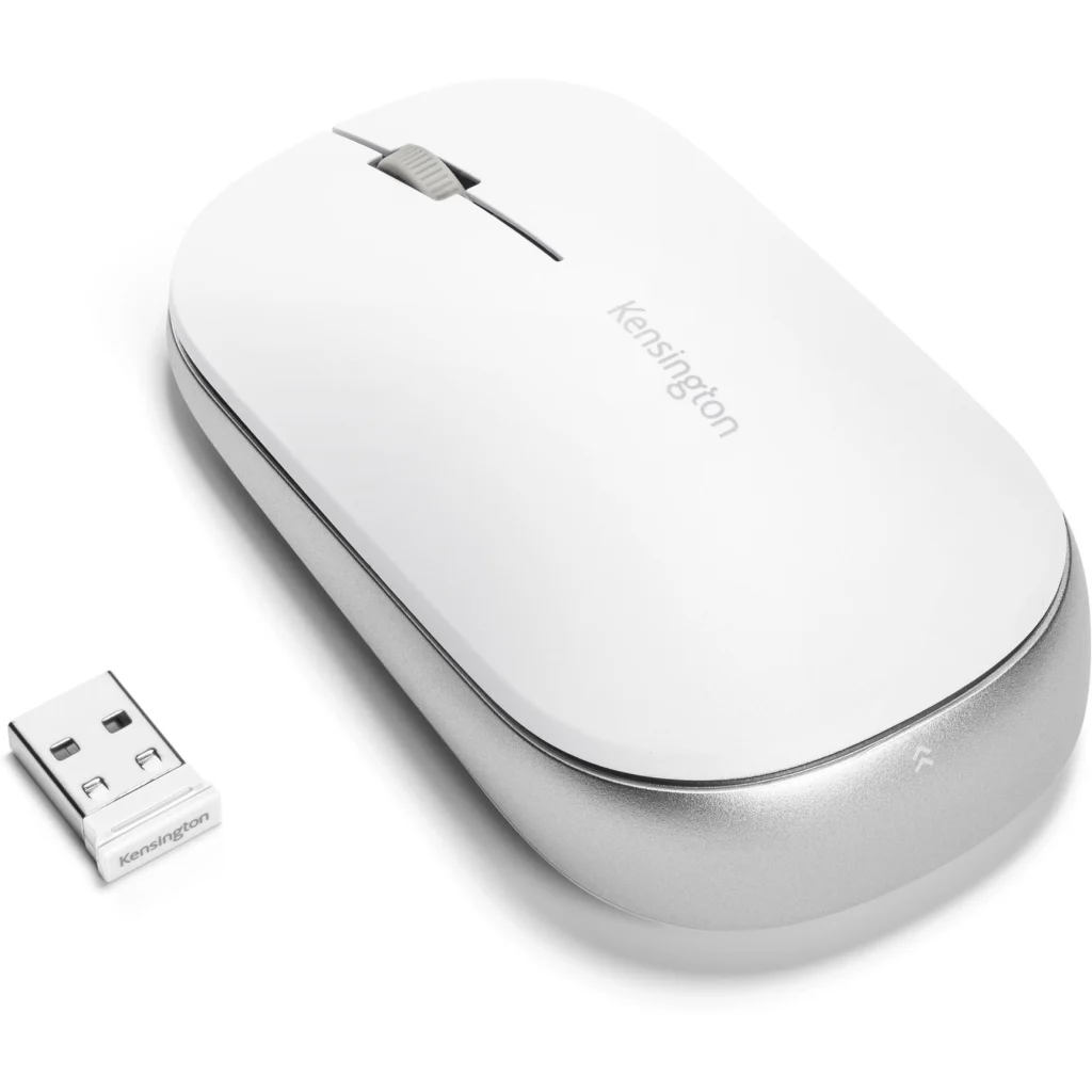Mouse KENSINGTON Slimblade 2.0, Optico Conexion USB/Bluetooth Blanco