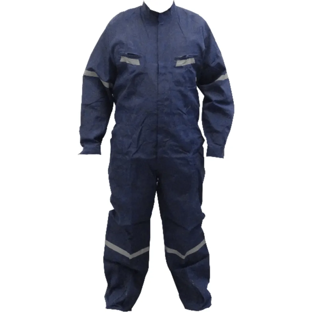 Imagen 2 de XXL Azul 50/52 Alt180cm Overol Poplin Cintas-Reflectantes Poliester