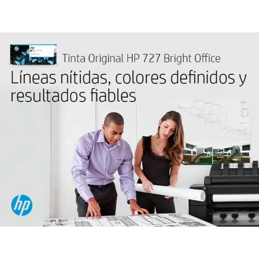 Imagen 2 de Cartridge de Tinta HP Ink Cardridge HP 727 Gris 130ML 
