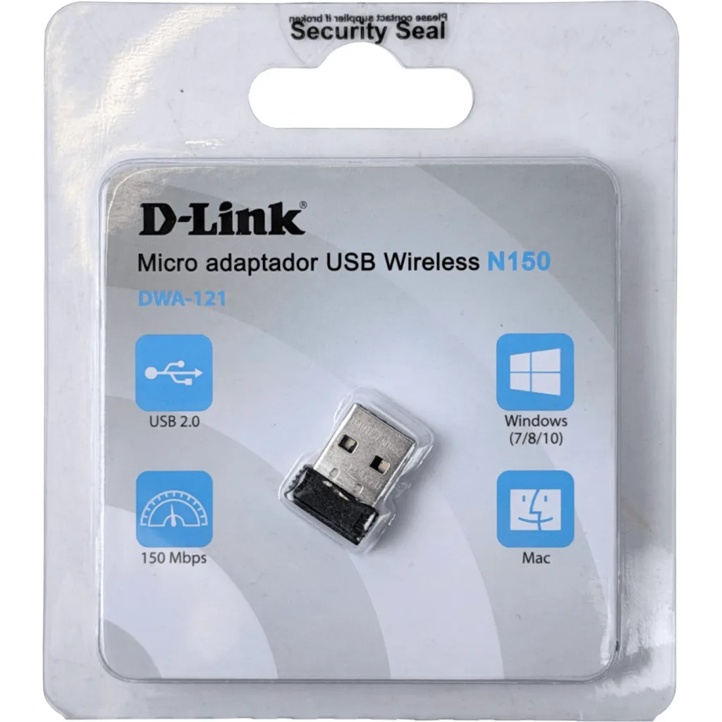 Adaptador de Red USB D-Link Wireless N150  802.11 b/g/n Hasta 150 Mbit/s 2.4 Ghz