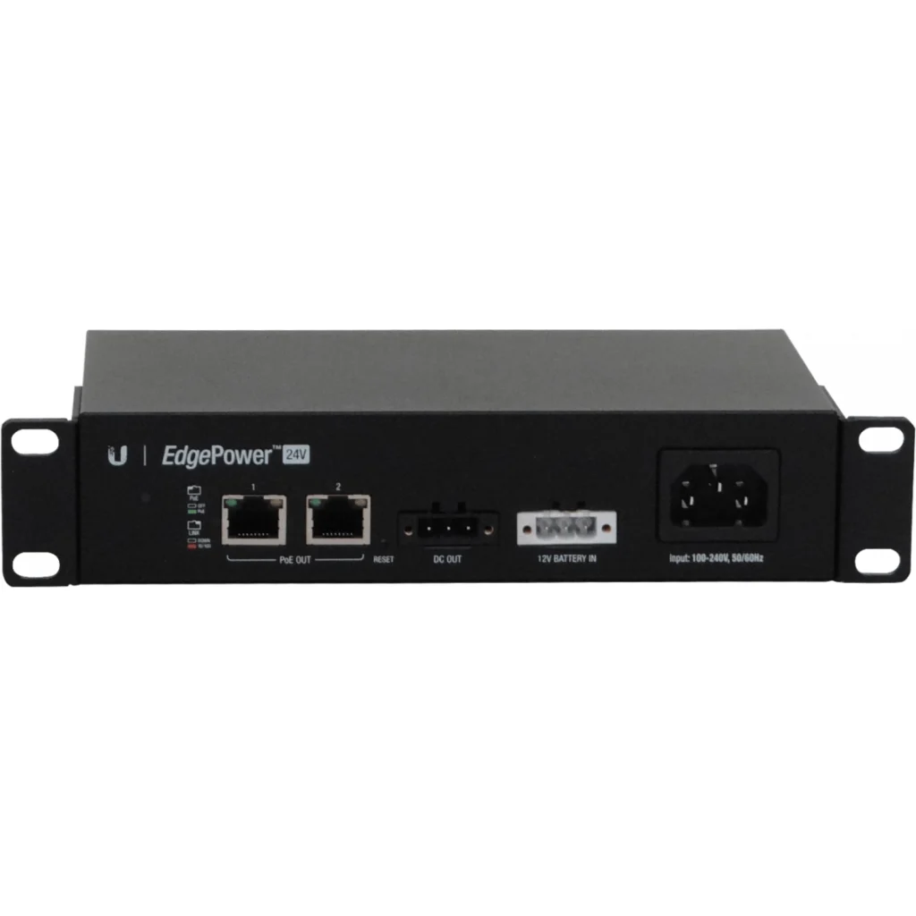 Imagen 1 de UBIQUITI 2-PoE24V 72W Fuente Carga Bateria Control UNMS-IP 100-240VAC