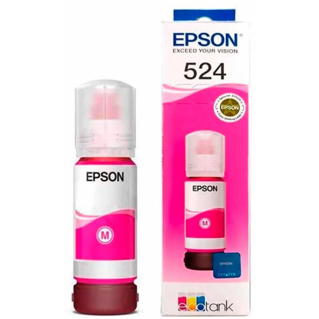Botella de Tinta Epson T524 Magenta para Imp L15150 L15160 6000 Páginas 17.26ml