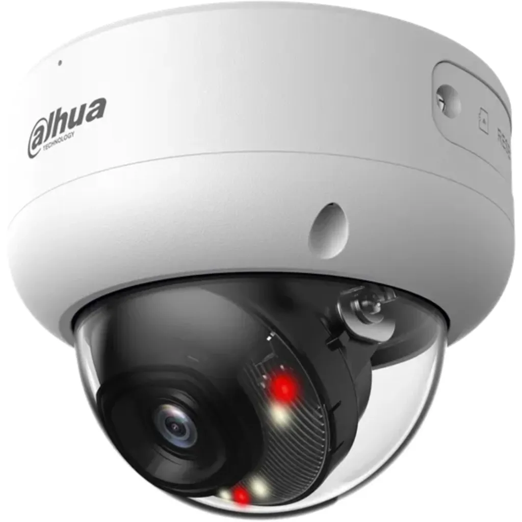 Cámara mini domo Dahua de 6MP Lf2.8mm doble iluminación30m IP67 IK10 Sop Ia SSA