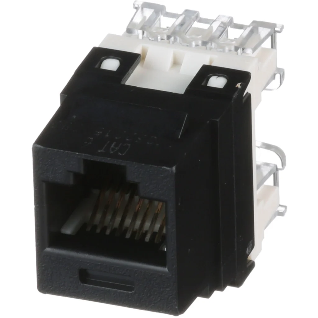 Panduit NetKey Punchdown Jack Module Modular insert - RJ-45 - black