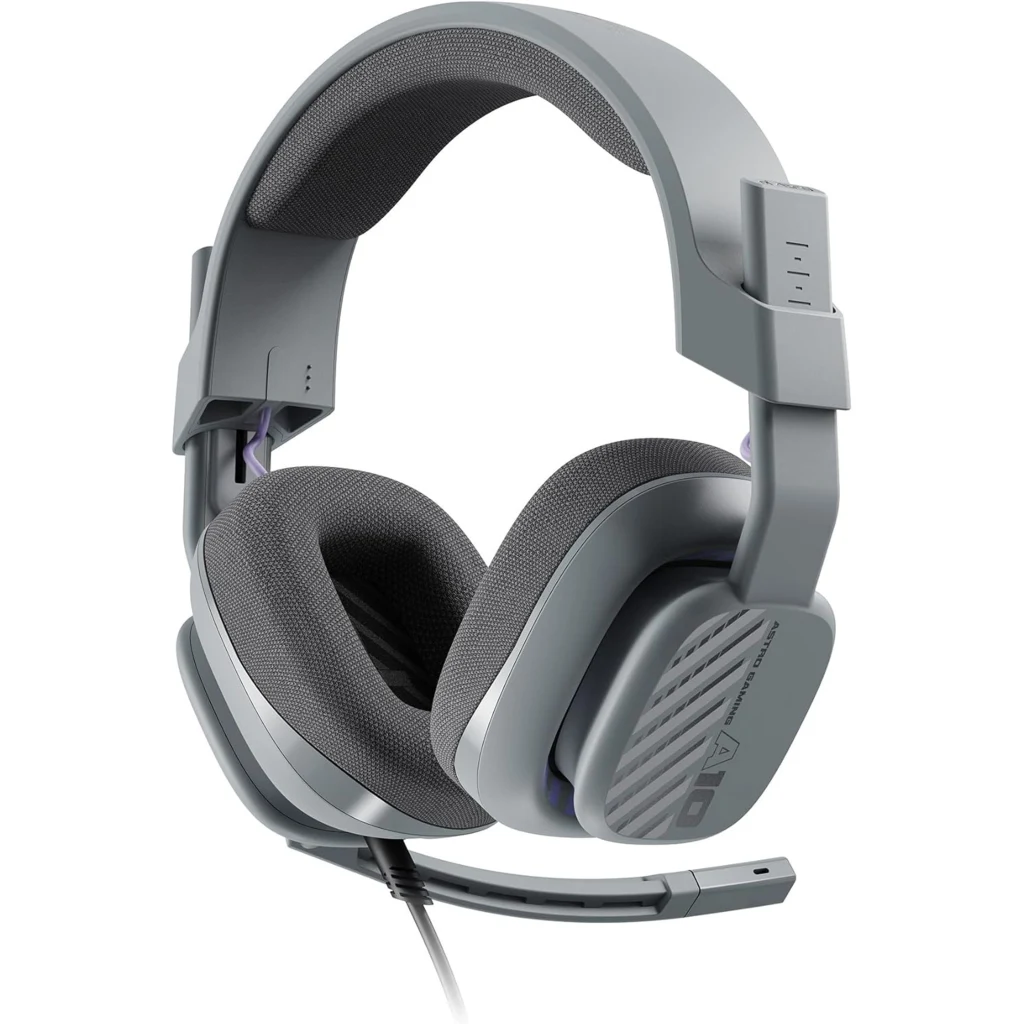 Imagen 3 de Audífonos Gamer Alámbrico Logitech ASTRO A10 Gen2, c/mic 3.5mm p/PS4/PS5 Gris