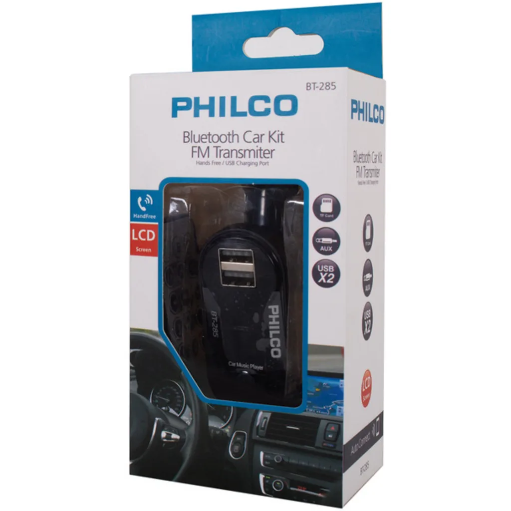 Imagen 2 de TRANSMISOR FM PHILCO PANTALLA LCD