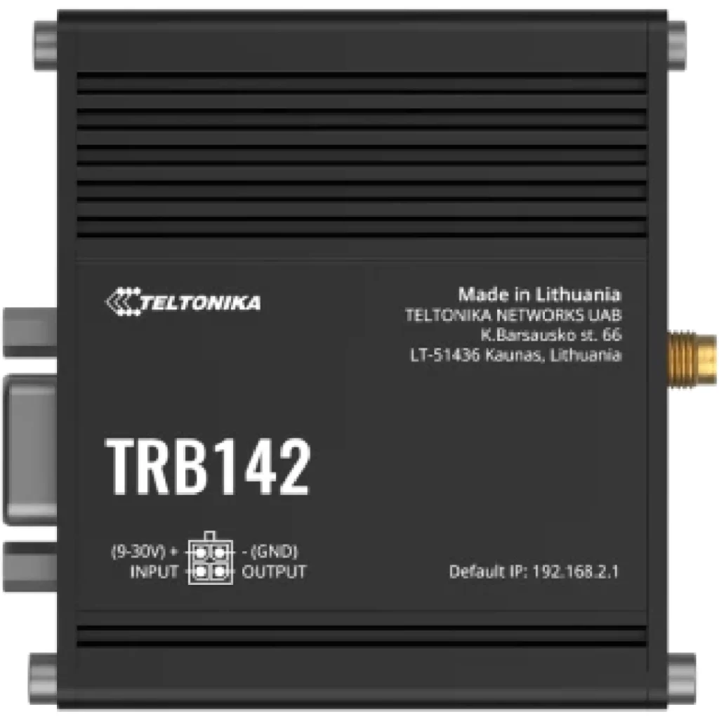 Teltonika TRB142 Gateway Celular Industrial Teltonika 2G/3G/4G Cat4 RS232 DI/DO
