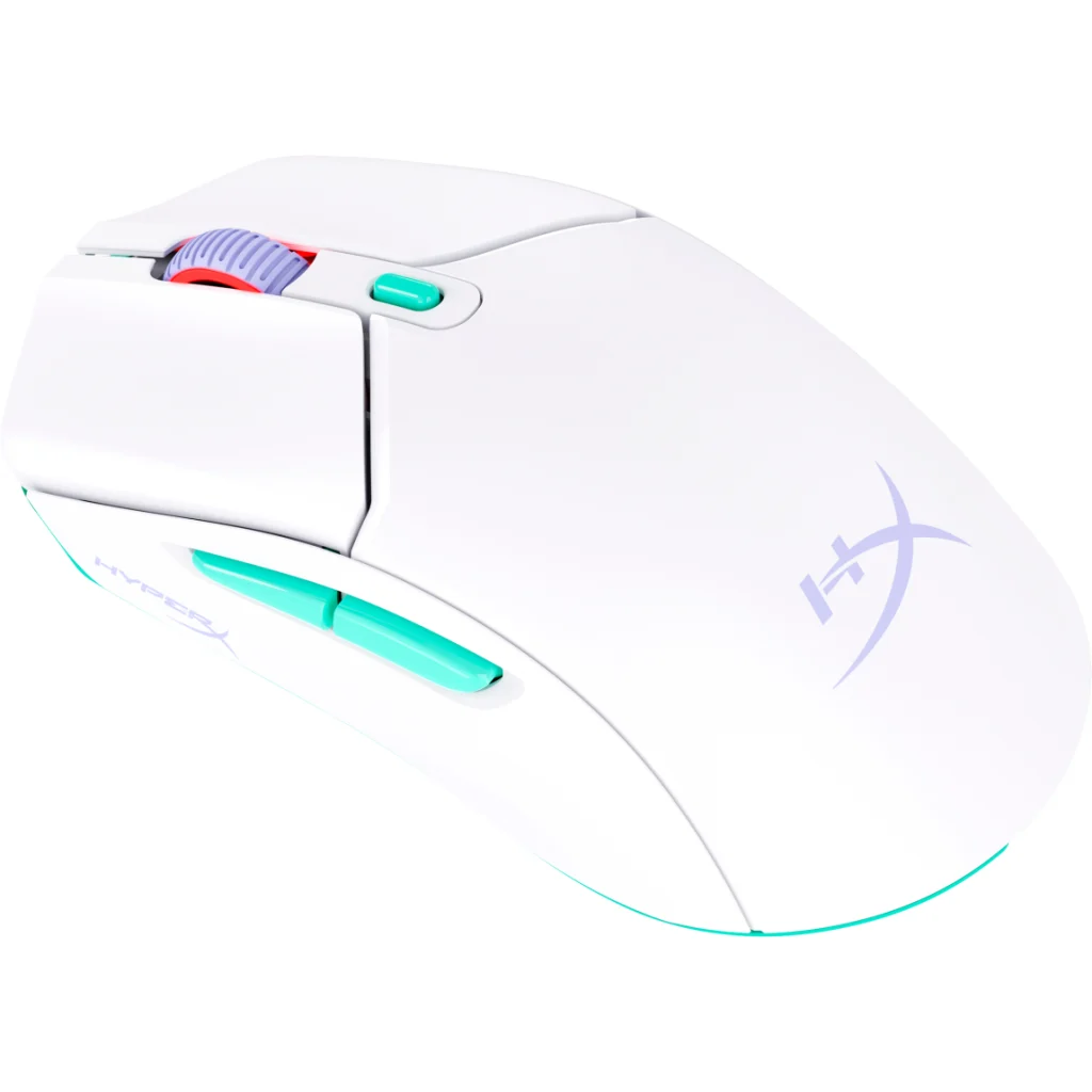 Imagen 0 de Mouse Gamer Inalámbrico HyperX Óptico 12000dpi Bluetooth 2.4GHz Blanco