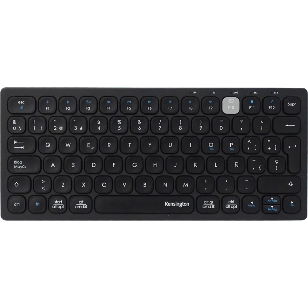 Imagen 4 de KENSINGTON Teclado Inalambrico 2,4Ghz BT v3.0/5.0 Negro USB inc/2-AAA