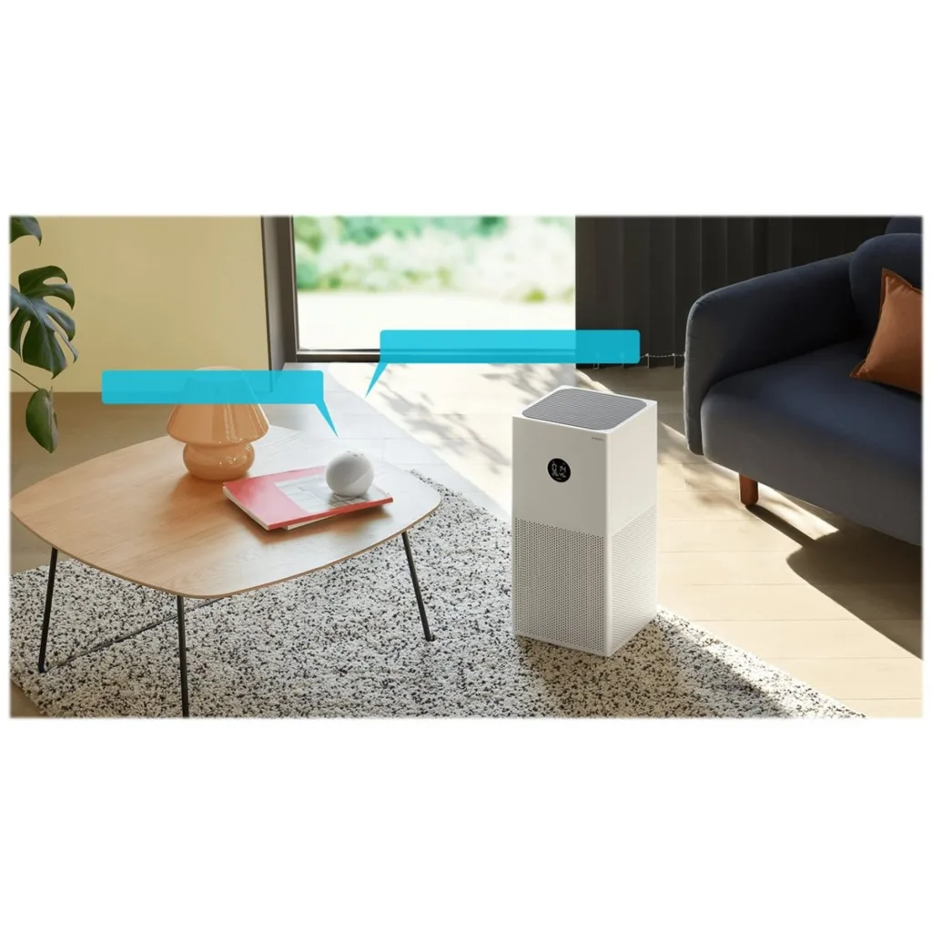 Imagen 10 de Purificador de Aire Xiaomi Smart Air Purifier 4 Lite EU 43m2 120m2 p/h 33W Blanc