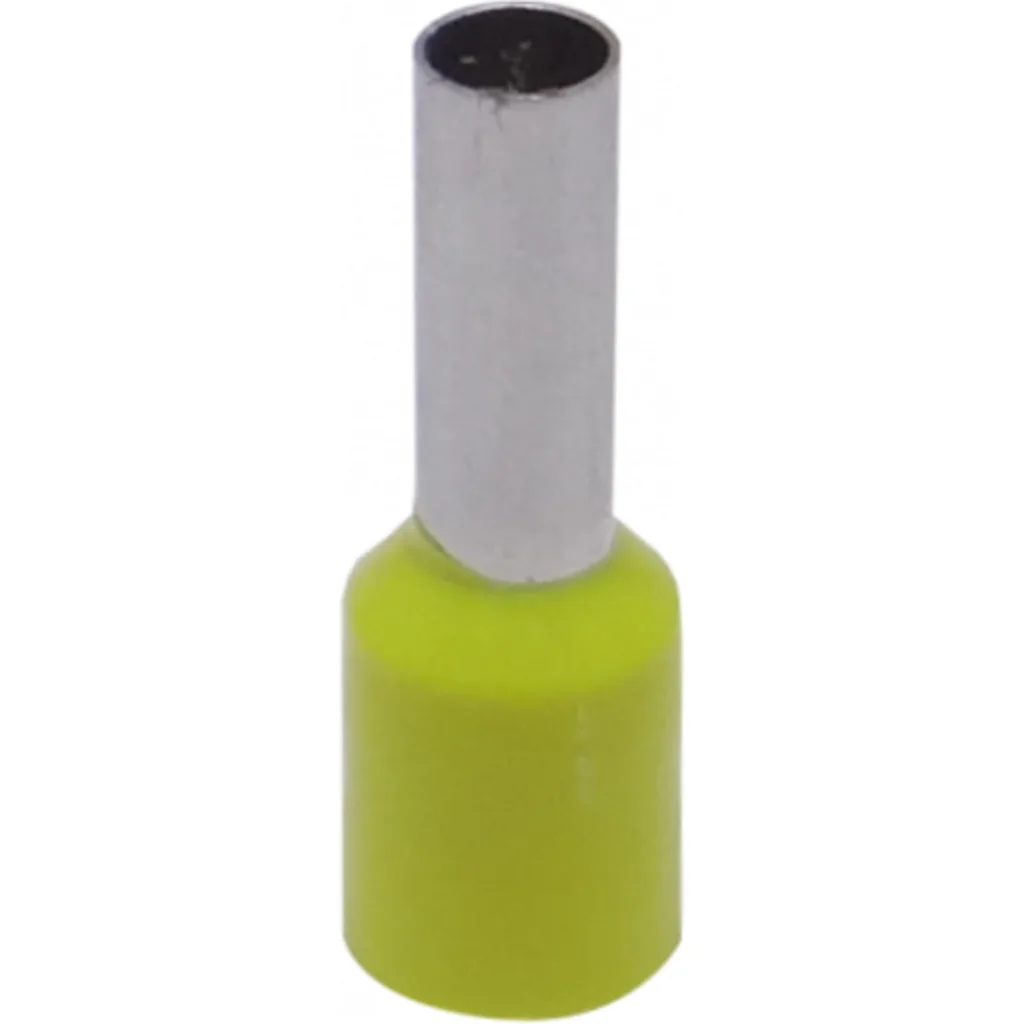 Amarillo 4,0mm2 9/16mm 100-unid AWG12 Ferrules Terminal Aislado Crimp
