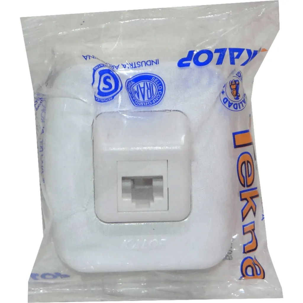 KALOP Roseta RJ45 Cat.5 Sobrepuesta Tekna Blanca KS39659