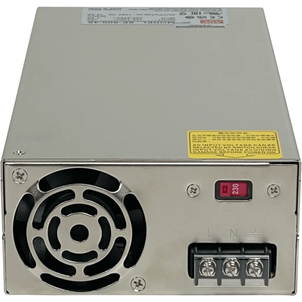 Imagen 3 de MEANWELL 600W 48V 12,5A interior ajust/43-56V Fuente-Poder 100/240VAC