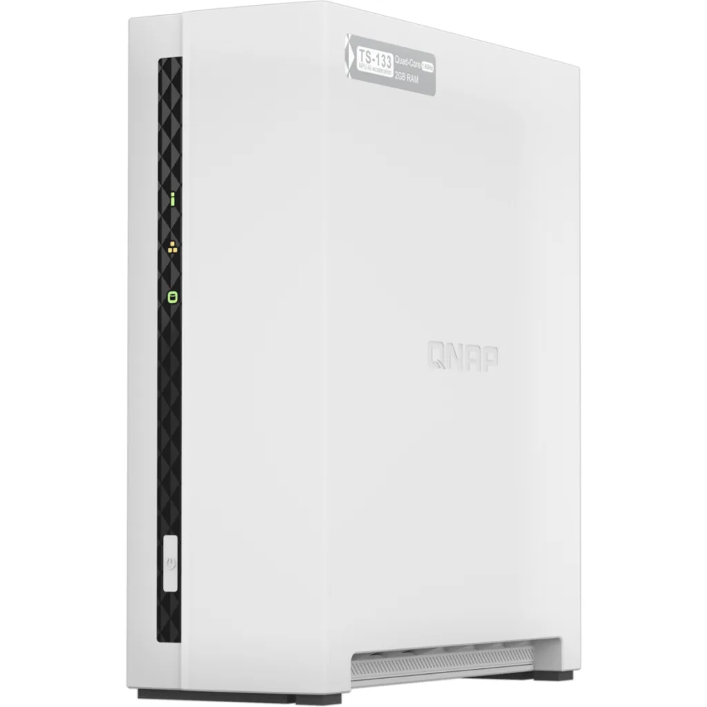 Imagen 4 de NAS QNAP TS-133-US, de escritorio, Procesador ARM Cortex A55, 1 Bahía