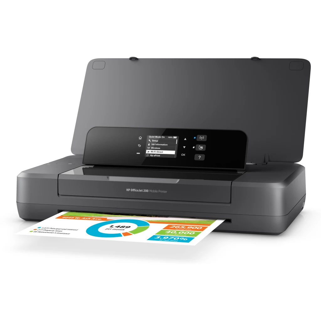 Imagen 3 de Impresora Portátil HP OfficeJet 200 Chorro de Tinta 17 ppm USB 2.0 WIFI A4/Legal