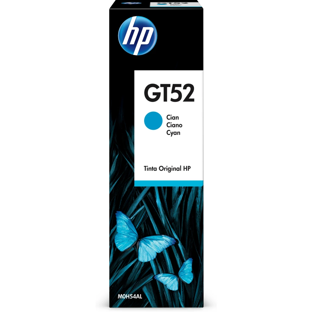 Botella de Tinta HP GT52 Cian para DeskJet GT5810/5820/InkTan 410, 8000Pág 70ml