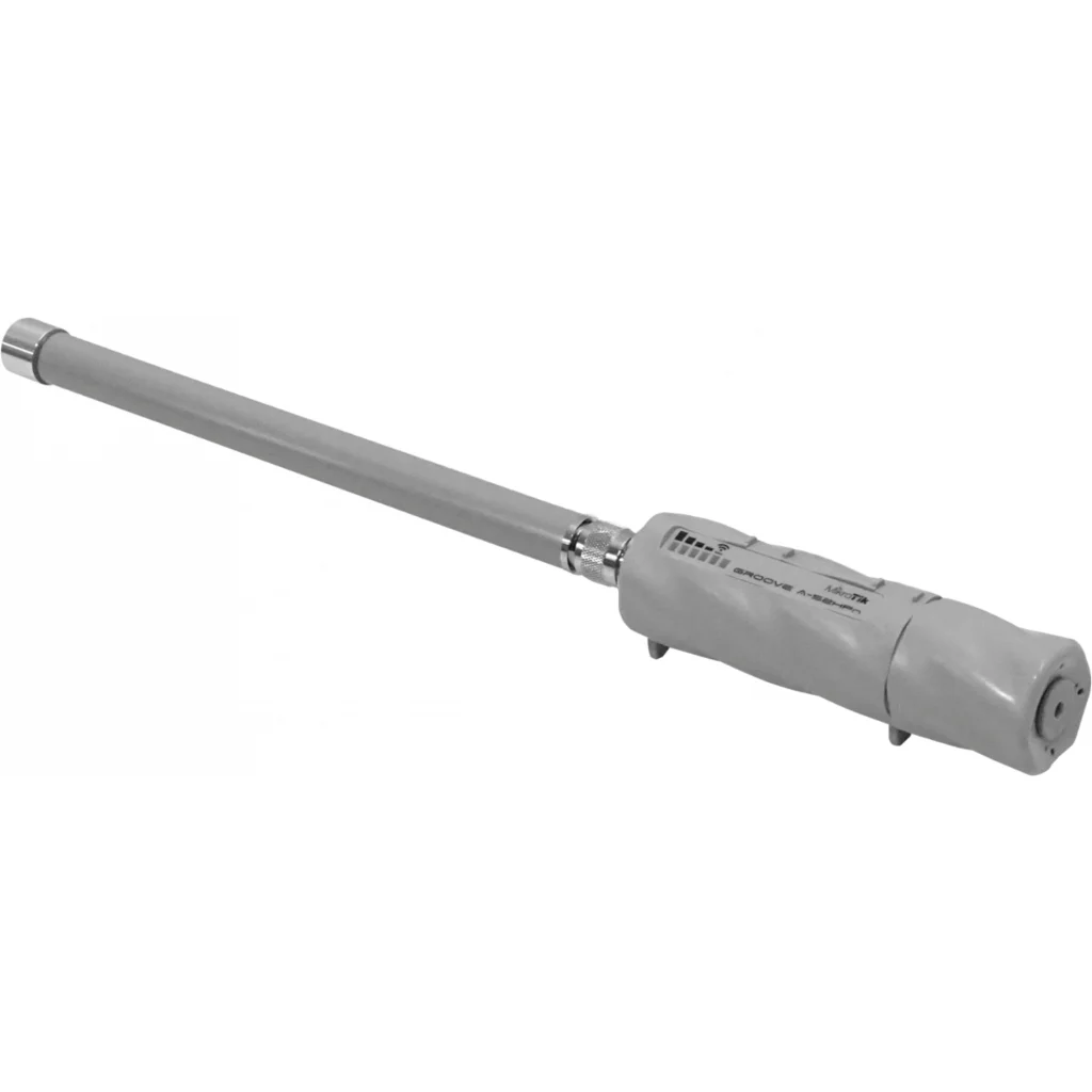 Imagen 2 de Punto de Acceso RBGrooveA-52HPn MikroTik dual band Antena de 6dBi Pto 10/100