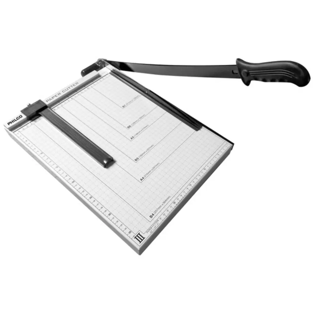 GUILLOTINA PHILCO MAX 12'' X 15'' B4 CAP. CORTE 12 HOJAS