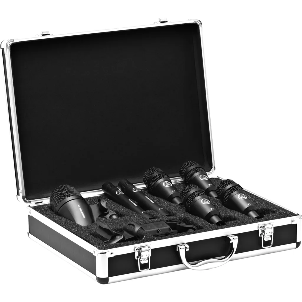 Set de Micrófonos AKG para Batería - Calidad Profesional y Rendimiento Superior