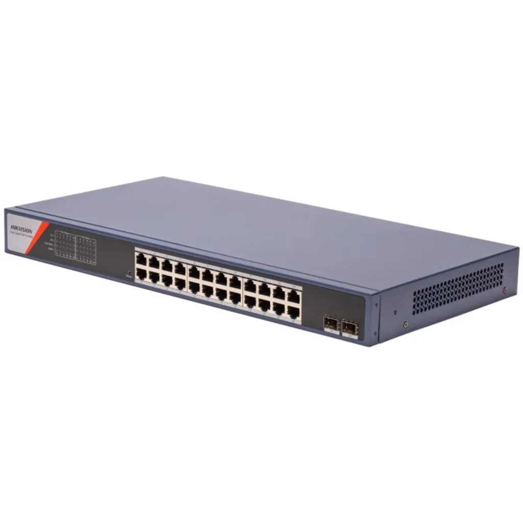 Imagen 4 de Switch L2 Administrable Hikvision 24 Ports Gigabit POE+ 2 Puertos SFP