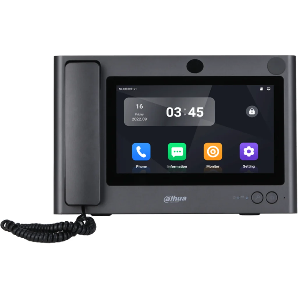 Imagen 2 de DHI-VTS5A40B. Estacion Maestra Dahua para Conserjeria SIP Pantalla 10" Android 11.