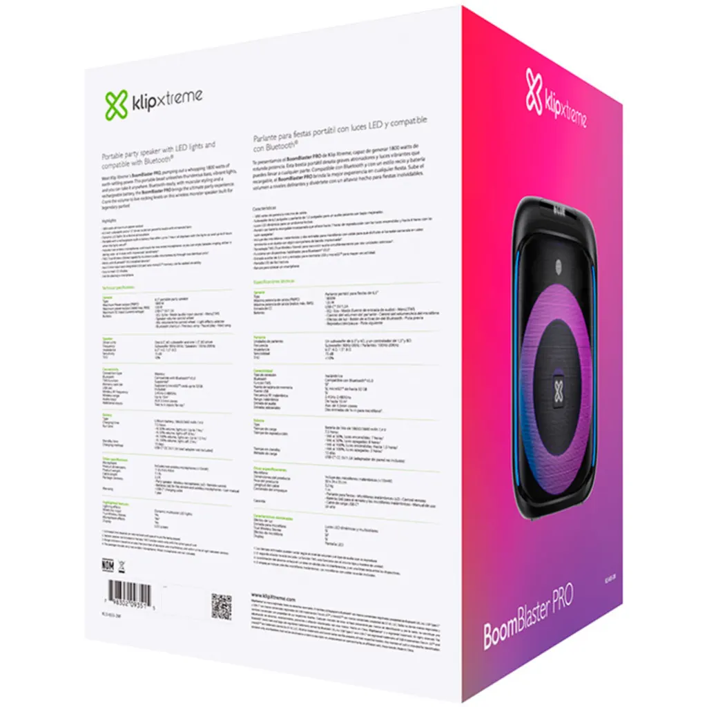 Imagen 16 de Klip Xtreme - Speaker system - Black - KLS-655-2M Two wireless mic