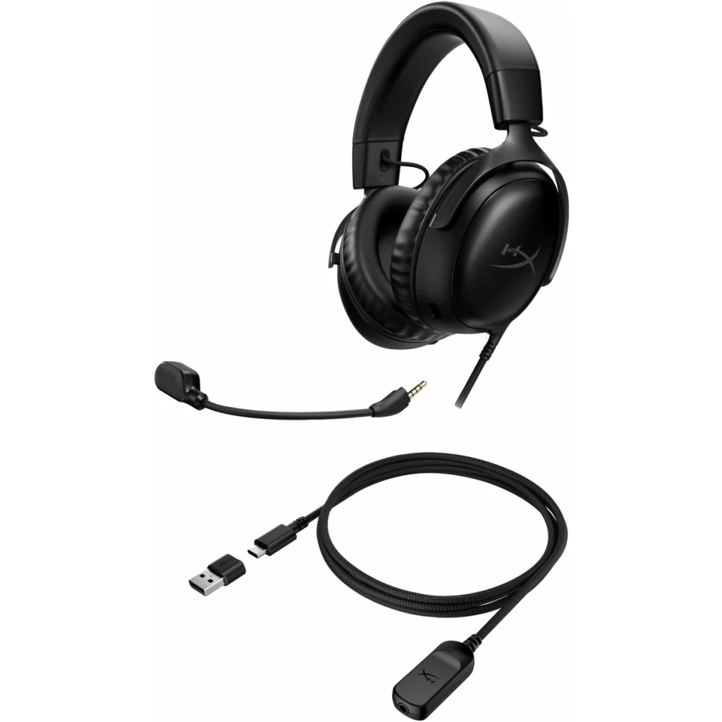 Imagen 7 de Audífonos Gamer Alámbricos HyperX Cloud III USB C/A 3.5mm DTS Color Negro