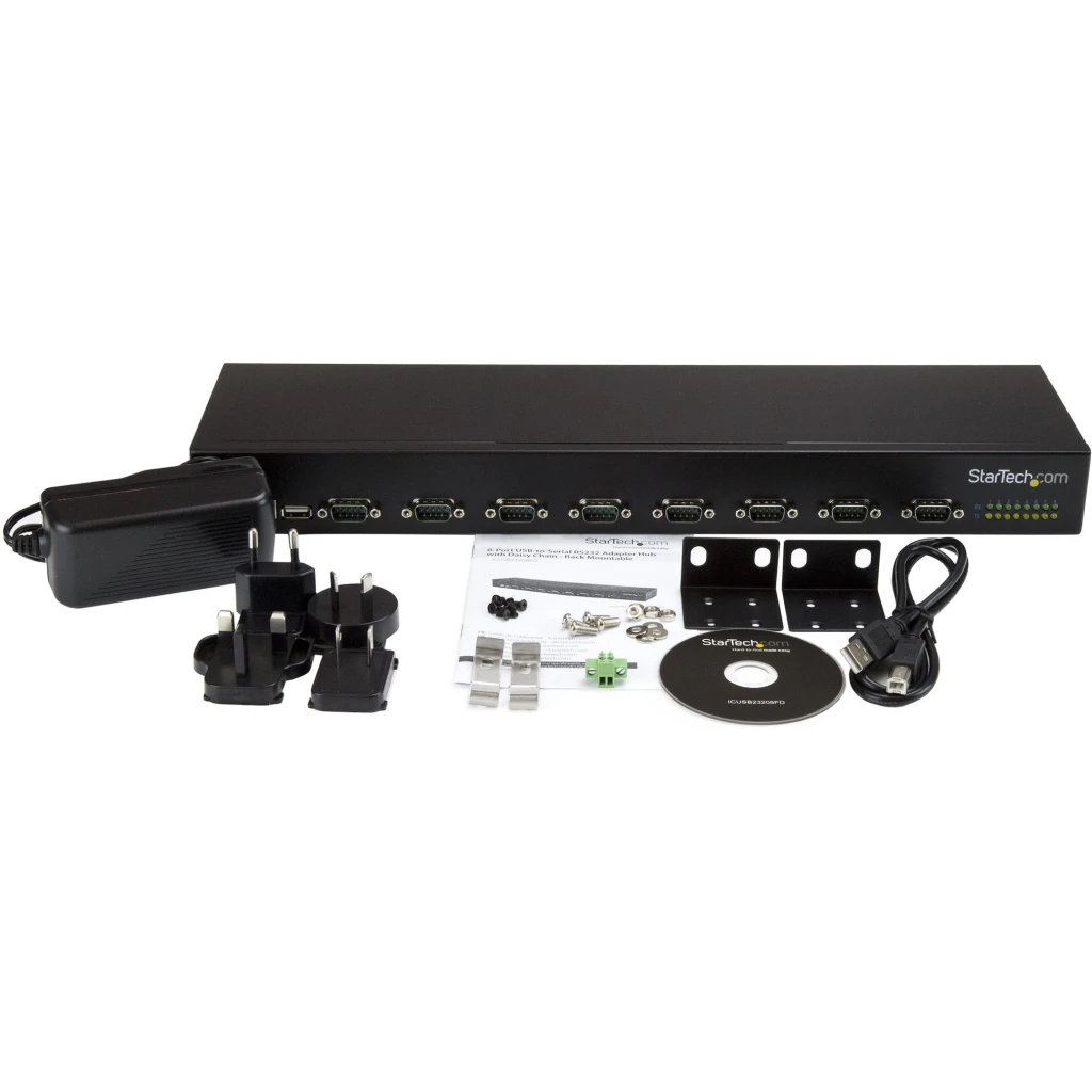 Imagen 3 de 8 Port USB to Serial RS232 Adapter Hub
