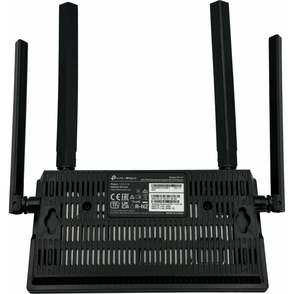 EX141. Enrutador Wi-Fi 6 Gigabit de doble banda AX1500