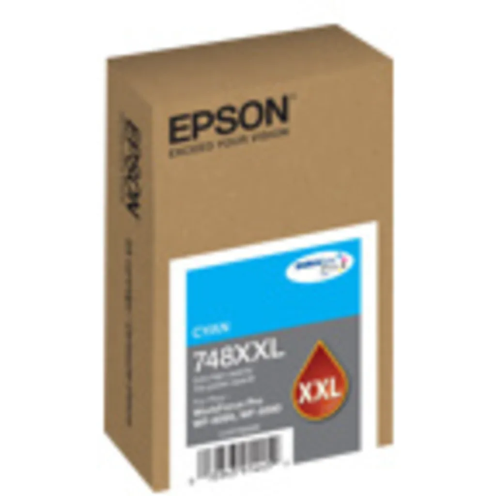 Cartridge Epson 748XXL Cyan Extra alta para WF 6090/6590, 7.000 Páginas