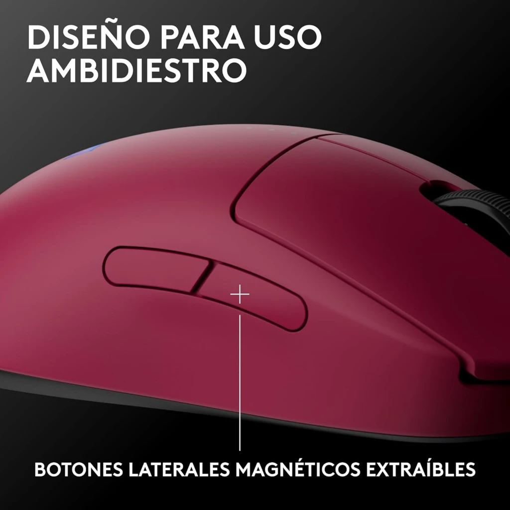 Imagen 5 de Mouse Gamer Logitech Pro 2 LIGHTSPEED Inalámbrico Sensor HERO 2 Rosa
