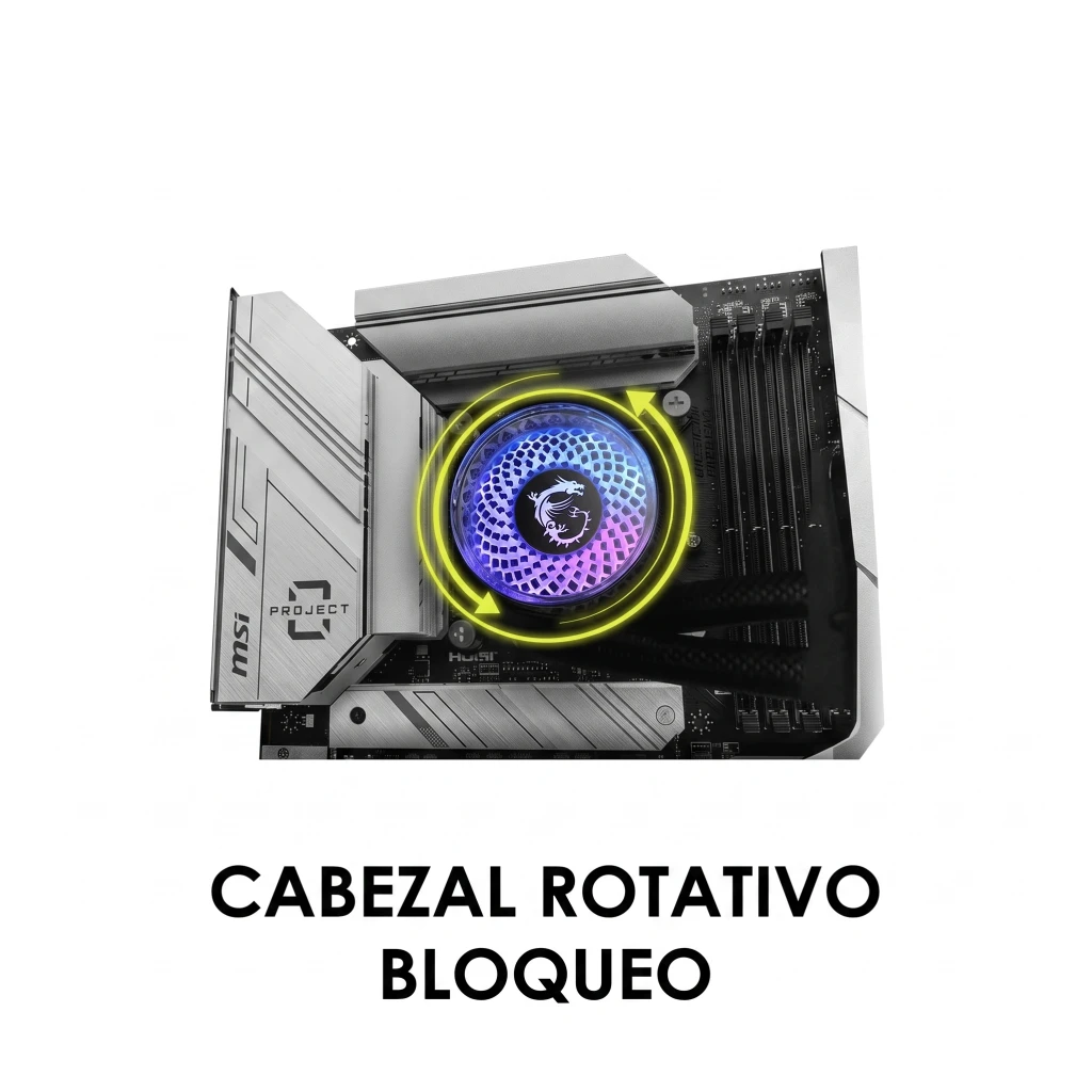 Imagen 6 de Refrigeración Líquida MSI MAG CORELIQUID A12 360 ARGB LGA 1700/1851 AMD AM4/AM5
