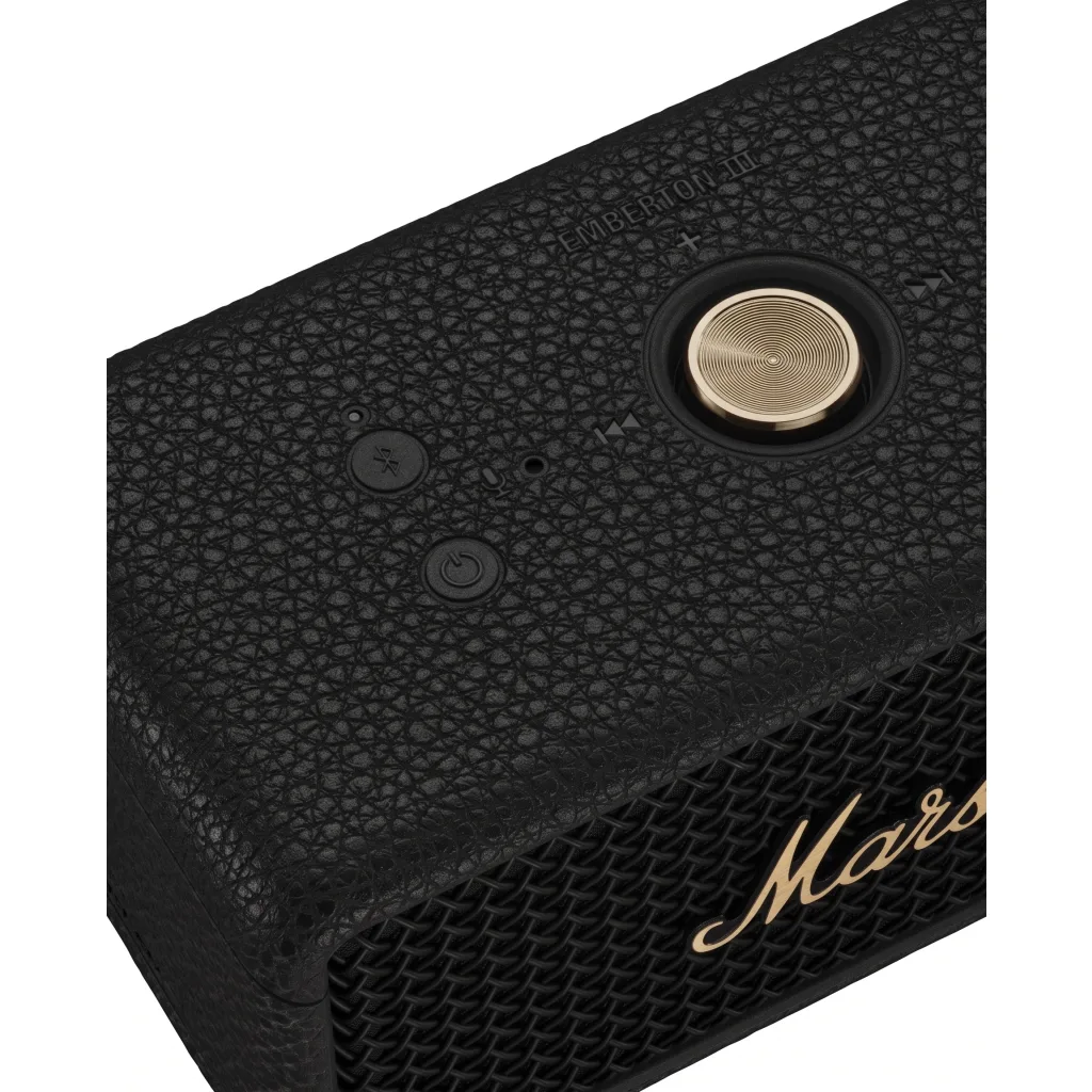 Imagen 4 de Parlante Portatil Marshall Emberton III, Bluetooth Brass Color Negro