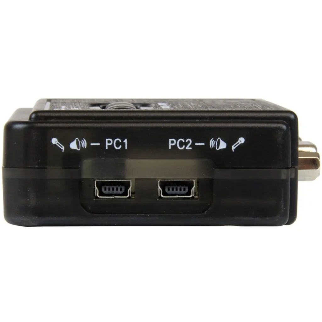 Imagen 8 de Kit Switch KVM 2 Port USB c/Audio VGA 2048x1536, PC1 PC2 - StarTech
