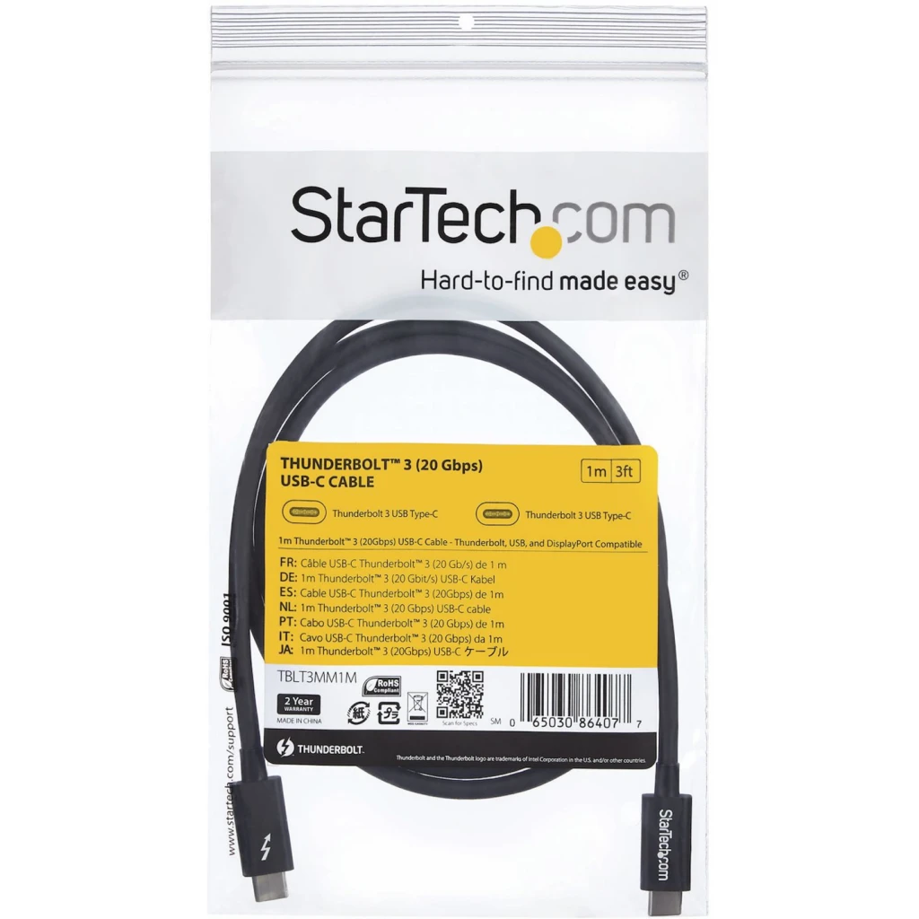 Imagen 5 de Cable 1m Thunderbolt 3 USB-C 20Gbps