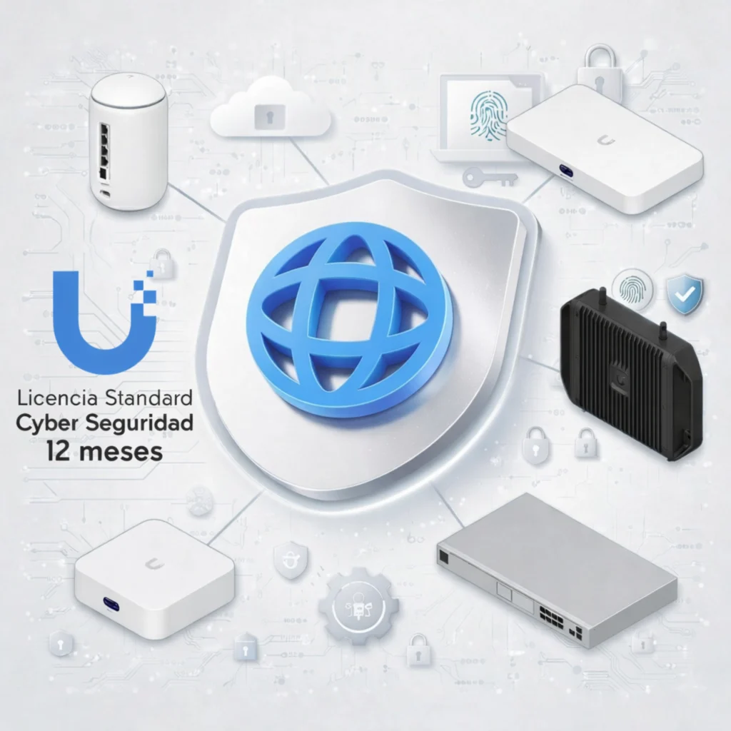 UBIQUITI para 1-Sitio CyberSecure 12-Meses Licencia excepto Enterprise