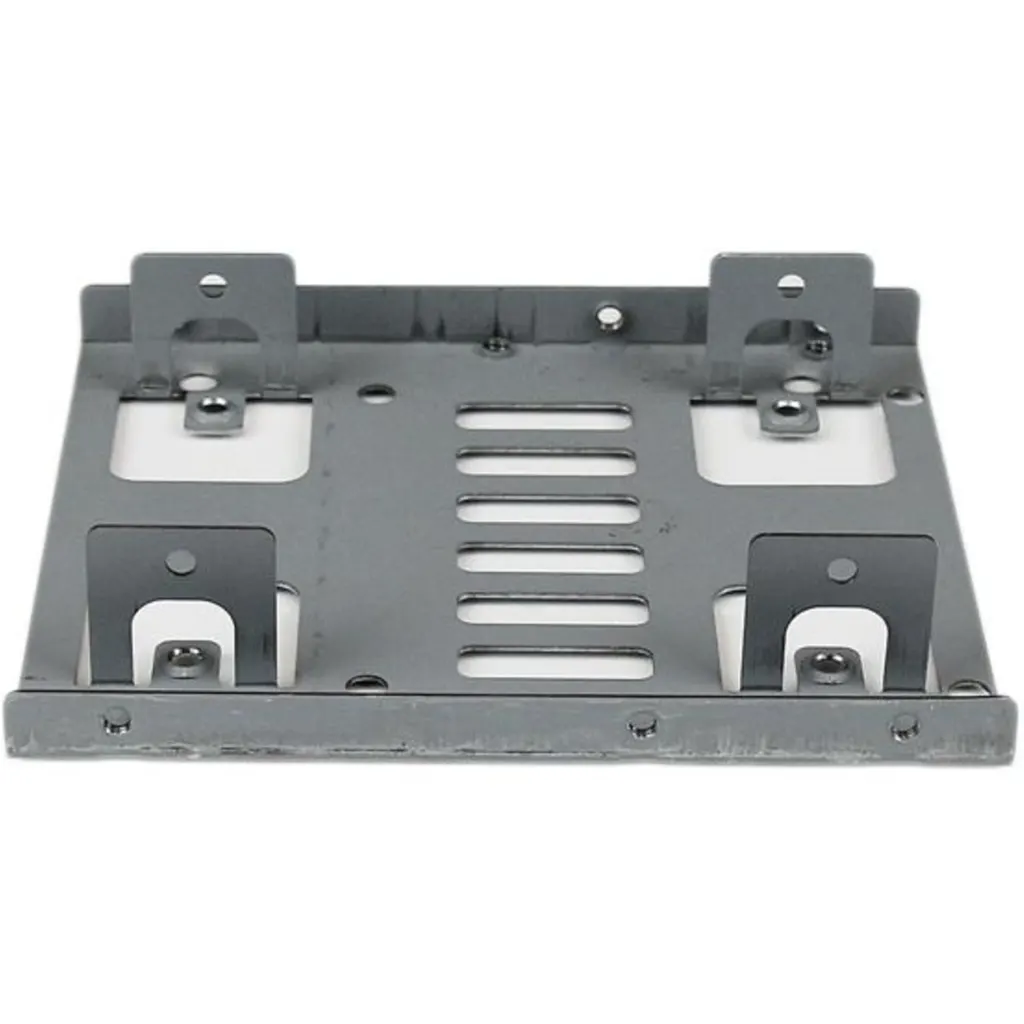 Imagen 2 de Bracket Adaptador p/ PC de 2 Unidade SSD 2.5" a 3.5" Incluye Juego de Tornillos