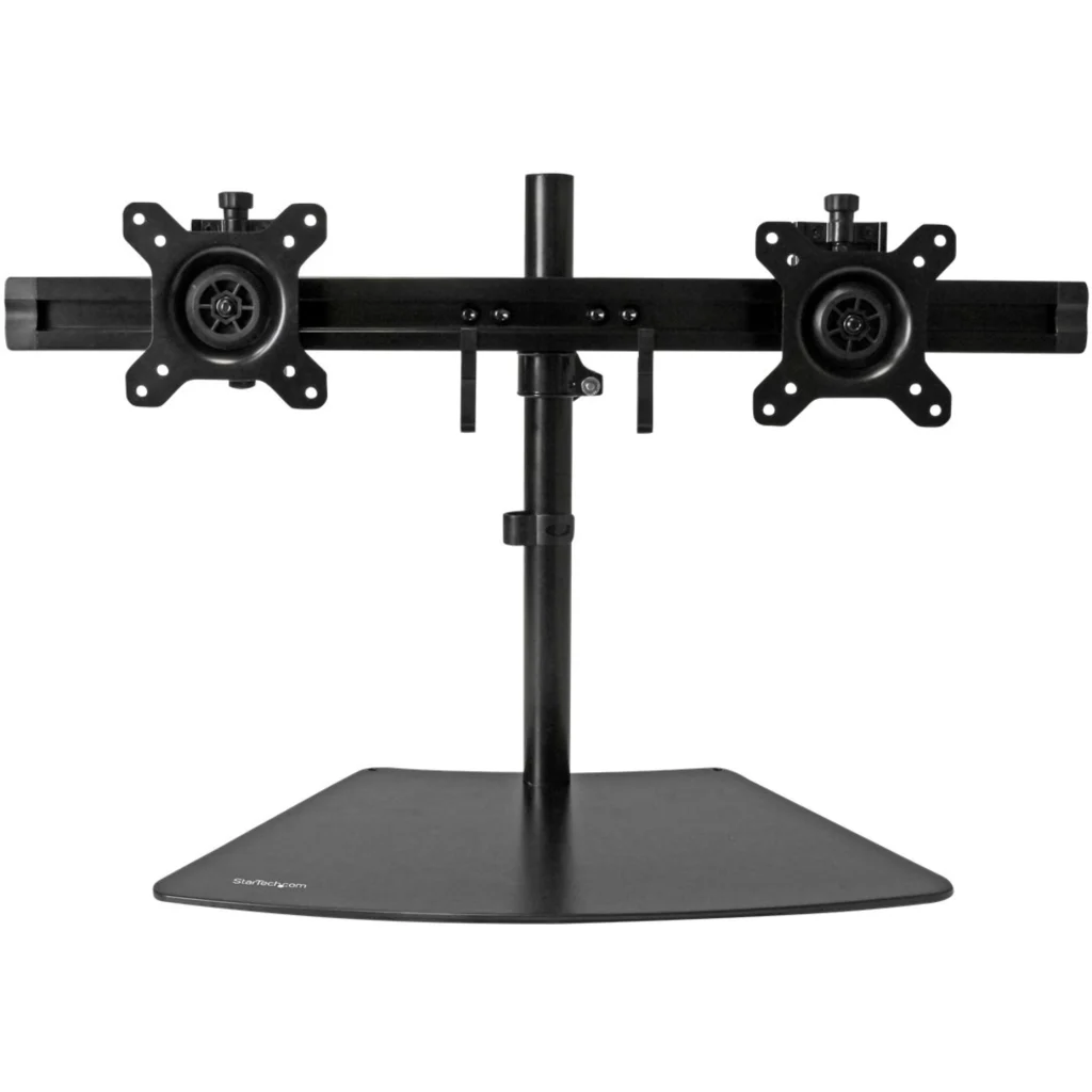 Soporte de Escritorio c/Base para 2 Monitores hasta 24" 7kg VMAX100 - STARTECH