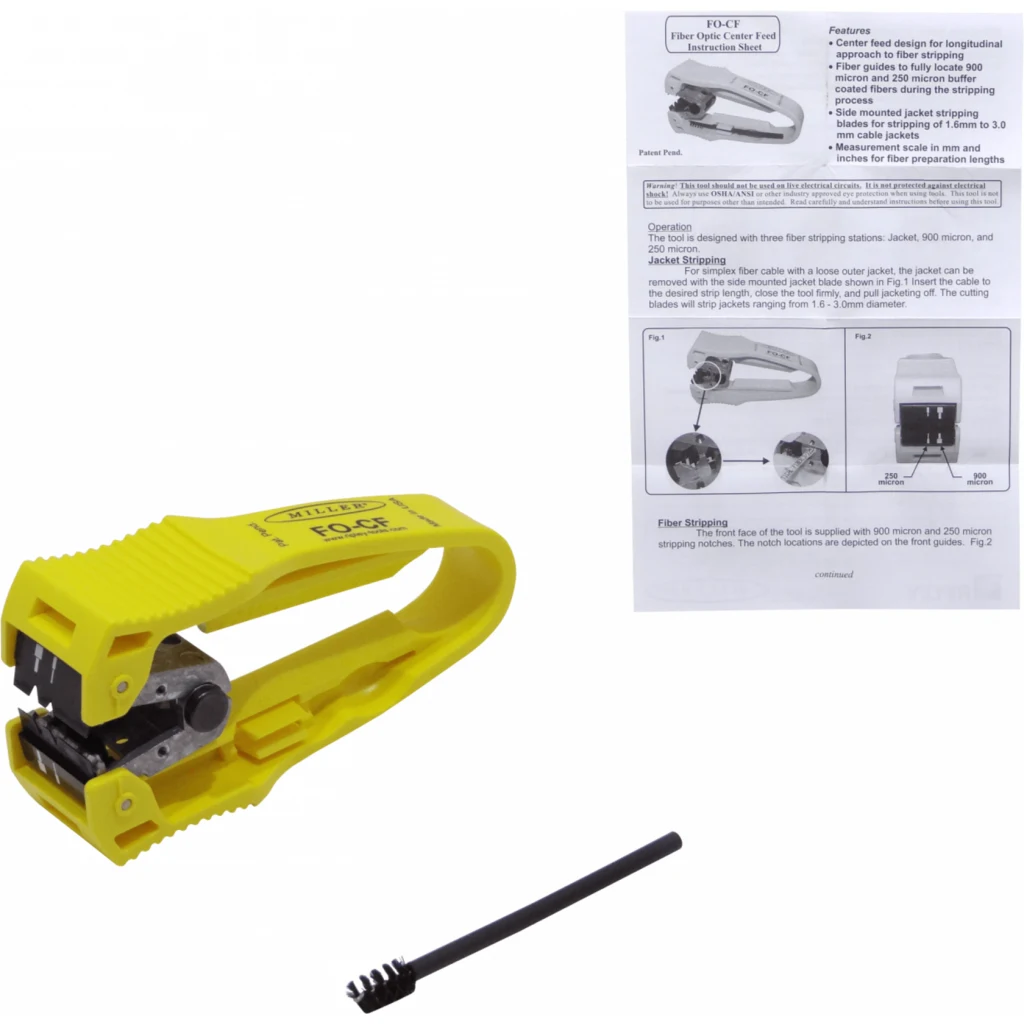 Imagen 4 de MILLER Pelador Fibra Optica 900-250um 250-125um 1,6-3mm CenterFeedStri