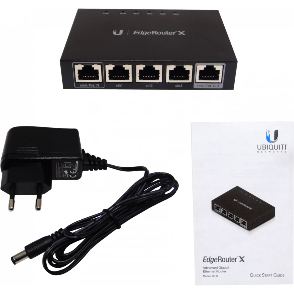 Imagen 4 de Router Ubiquiti  ER-X  5xGigE | PoE 1xIn/Out 260kpps/64Byte