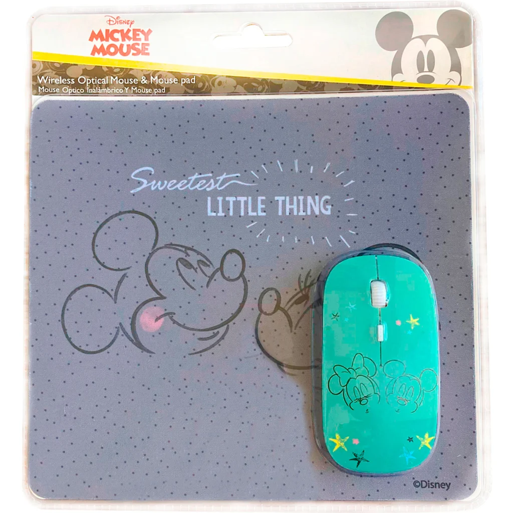 Imagen 2 de 76411N-NOC KIT MOUSE INALAMBRICO Y MOUSE PAD MICKEY 2