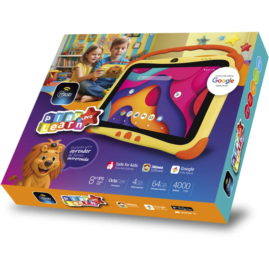 Imagen 6 de MLAB TABLET KIDS PLAY & LEARN PRO 8"  OCTA-CORE  4GB 64GB WIFI