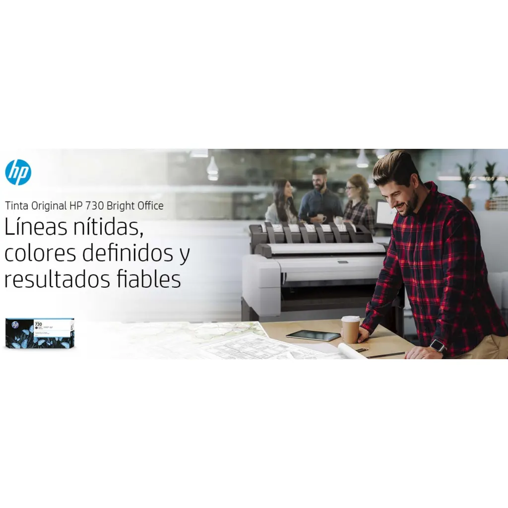 Imagen 3 de Cartridge HP 730 Cyan para Imp DesignJet Ink T1600/T2600/T1700, 130ml 