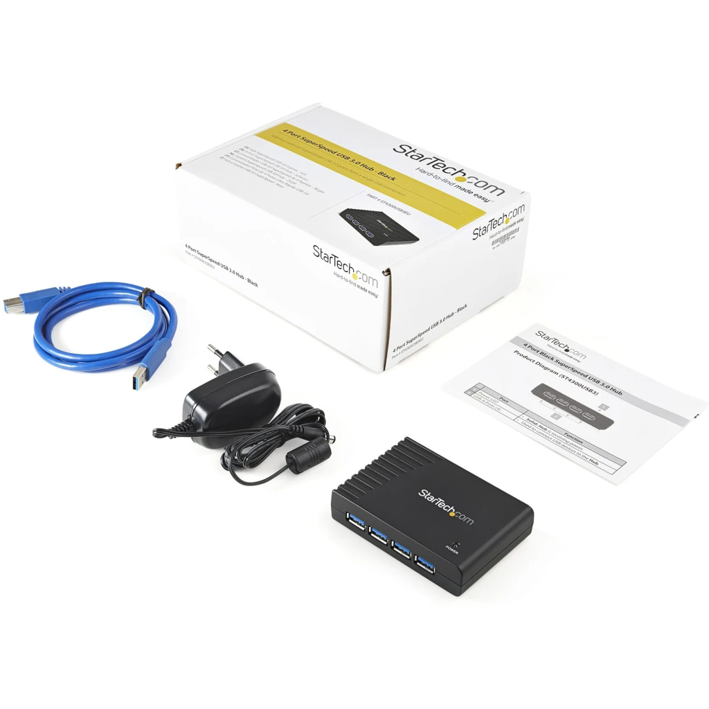 Imagen 4 de Adaptador Externo Hub USB 3.0 4 Puertos USB A Hembra para PC MAC 