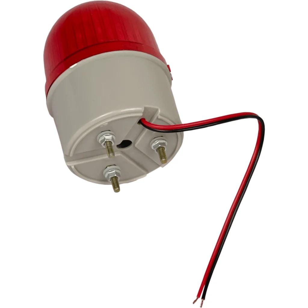 Imagen 3 de Baliza Rojo 24VDC LED Exterior Diametro-6,7cm Altura-10cm