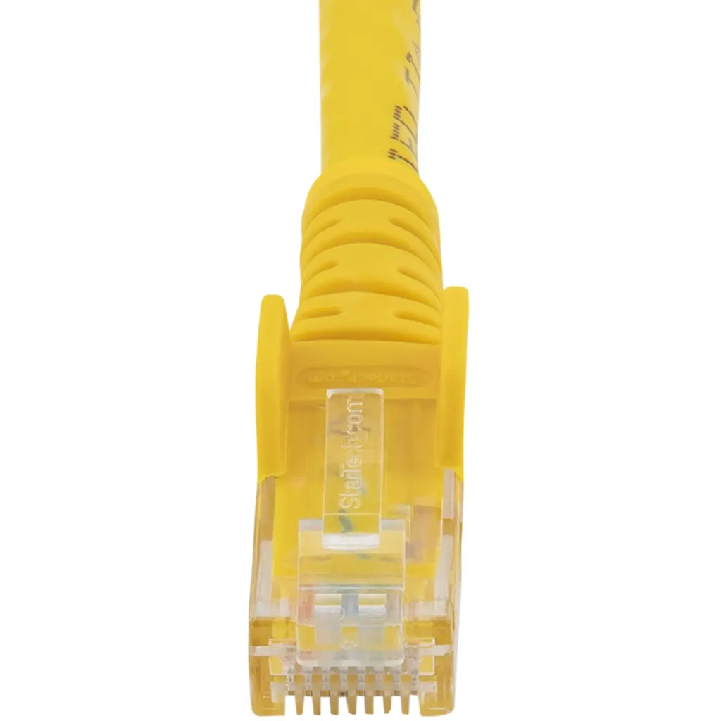 Imagen 3 de Cable Red StarTech Cat6 UTP RJ45 1 24 AWG ft, 30cm sin enganche Color Amarillo