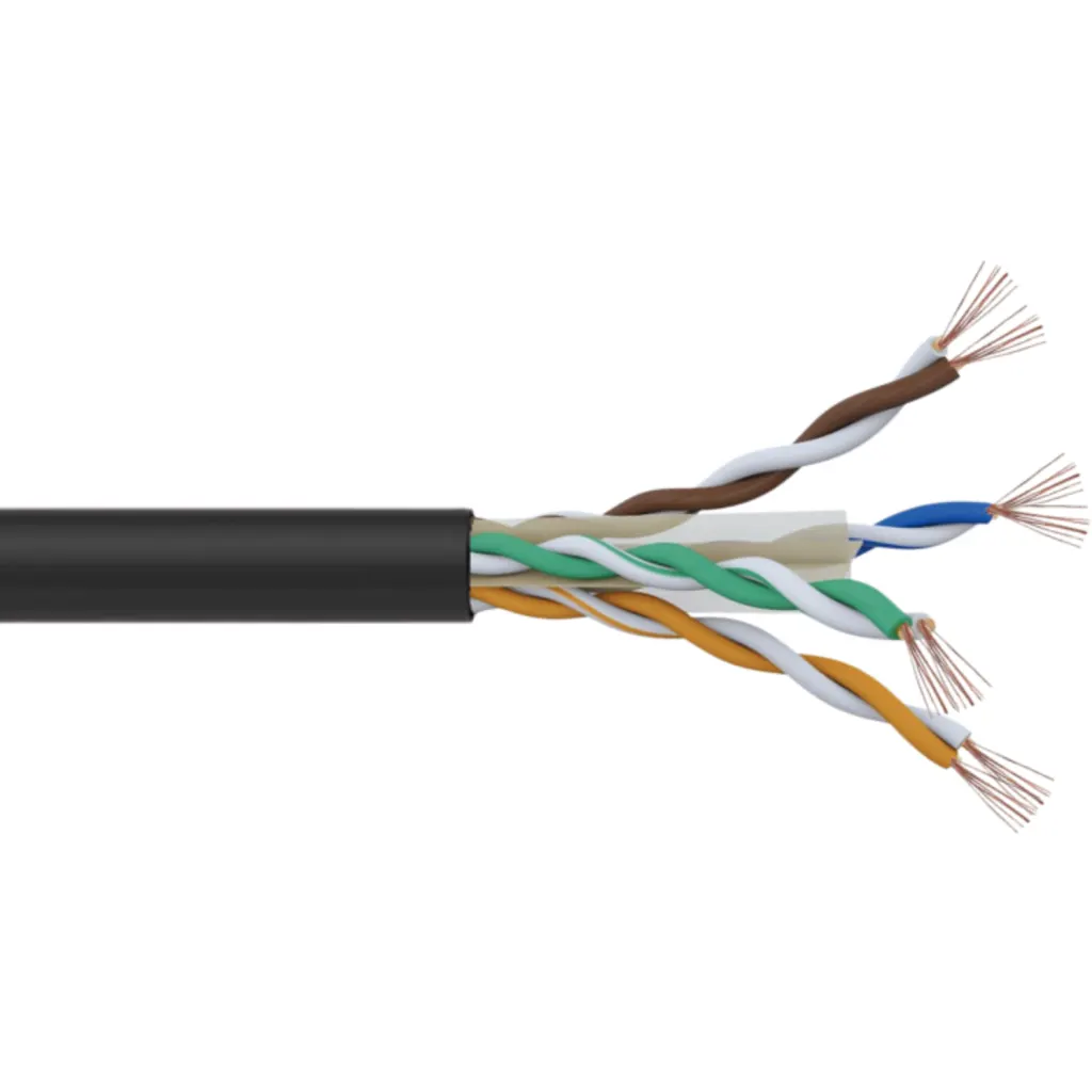 Cable de Red Linkmade CAT6 LSZH Inyectado Multifilar 1 Metro Color NEGRO